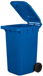 KUKA - ndoba na odpad 240 l, plastov modr
